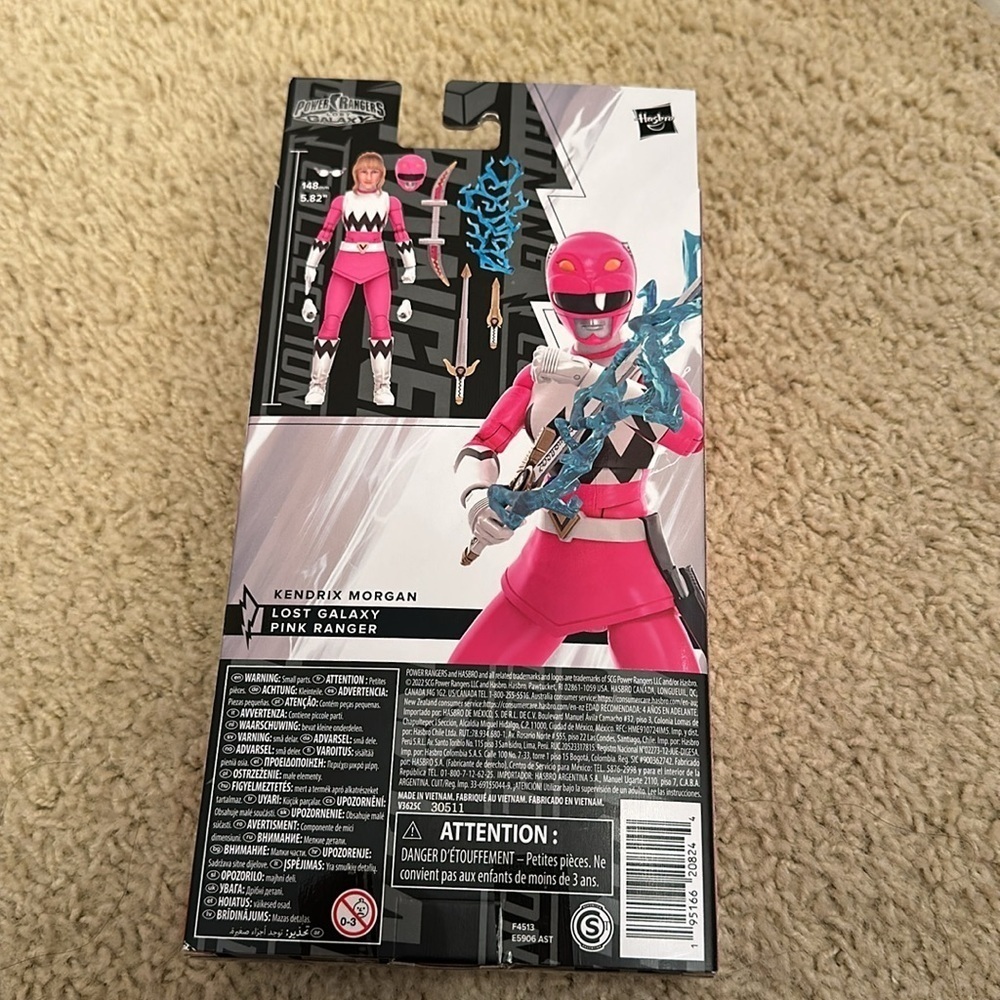 Power Rangers Lightning Collection Lost Galaxy Pink Ranger 6” w/ Accessories NIB - Picture 3 of 7